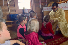 Päivä alkoi liturgialla