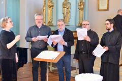 Pyhän Elian kirkon kuoromme lauloi
