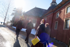 Ristisaatto päättyi Ilomantsin luterilaiseen kirkkoon.