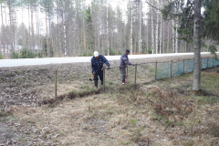 Vanhan aidan poisto