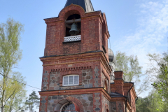 Värskan Georgios Voittajan kirkko, missä toimitettiin suuren lauantain ehtoopalvelus ja liturgia eli "ensimmäinen ylösnousemus"