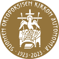 Suomen ortodoksisien kirkon autonomia 1923-2023 logo