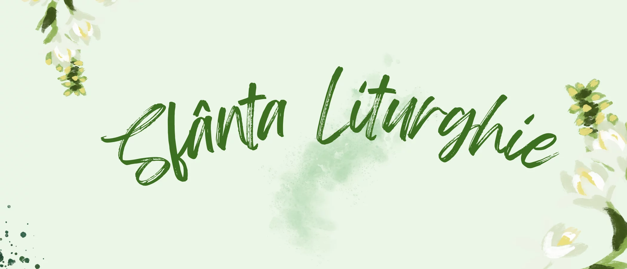 Bine ați venit la sfânta liturghie de duminică pe 23.3. la ora 10.00. liturghia va fi în limba finlandeză și română. (2100 x 900 px)
