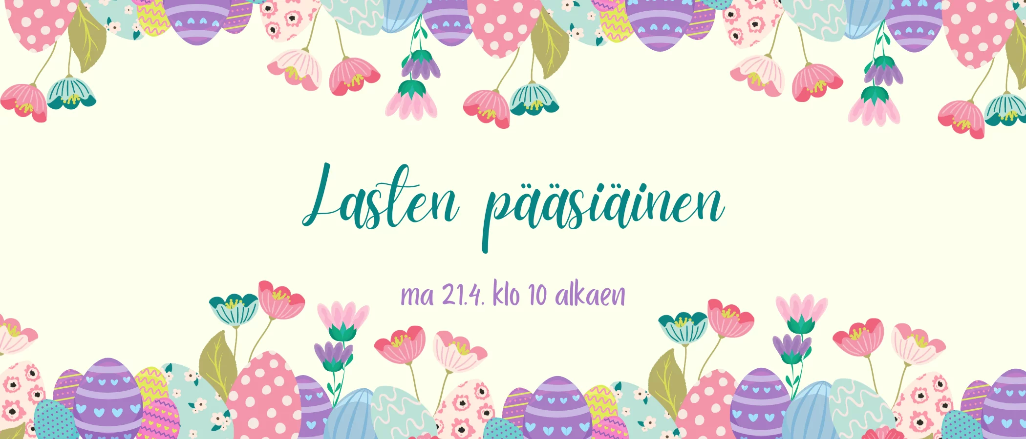 Lasten pääsiäinen (2100 x 900 px)