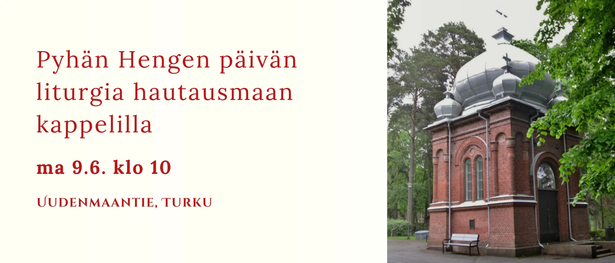 Pyhän marttyyrikeisarinna aleksandran kirkon praasniekka (2100 x 900 px)