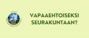 Vapaaehtoiseksi seurakuntaan