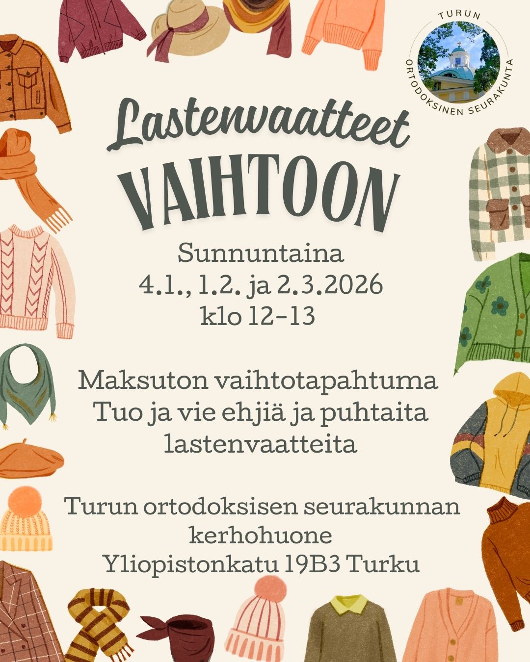 Lastenvaatteet vaihtoon