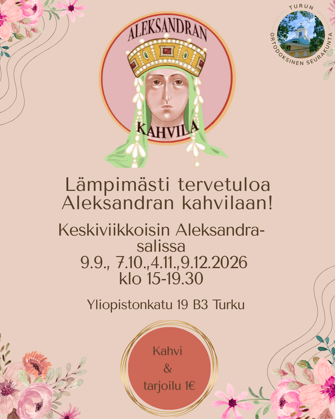 Aleksandran kahvila syksy