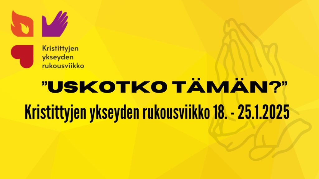 Rukousviikon logo ja otsikko