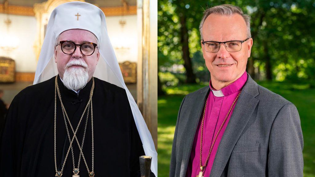 Arkkipiispat Elia ja arkkipiispa Tapio Luoma